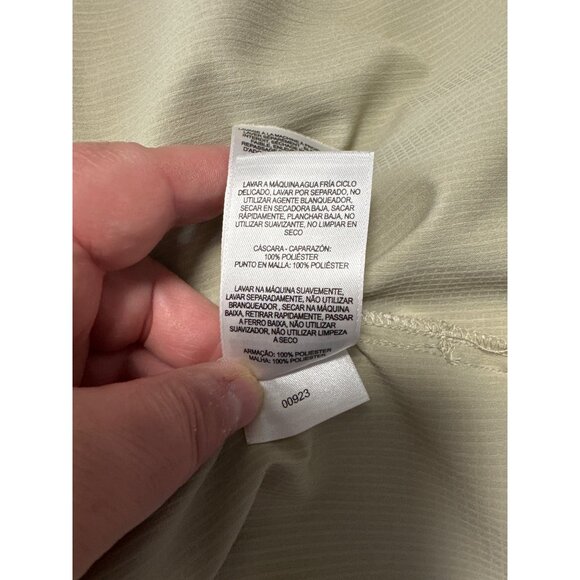 Columbia Mens PFG Omni-Shade Beige Button-Up Short Sleeve Shirt Size L - Picture 13 of 14